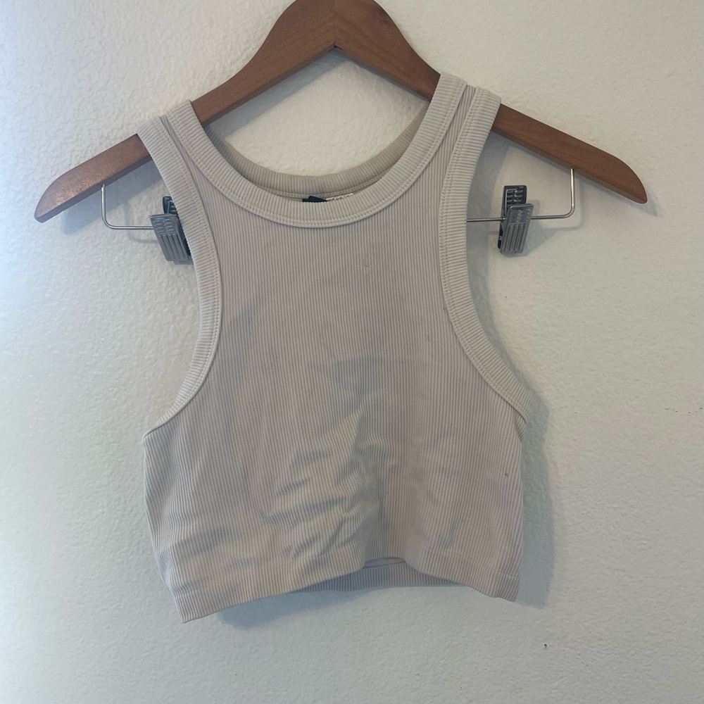 White tank top